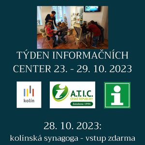 THE WEEK OF INFORMATION CENTRES from 23rd to 28th October, 2023 (in Municipal Information Centre/synagogue in Kolin)